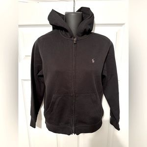 Boy’s Polo jogger set - black - size 10-12